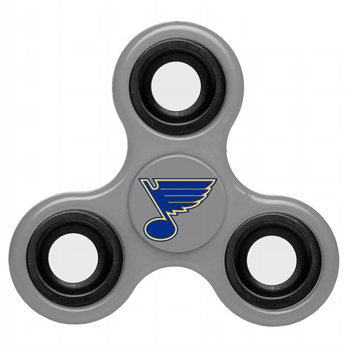 NHL St. Louis Blues 3 Way Fidget Spinner G112 - Gray - Click Image to Close